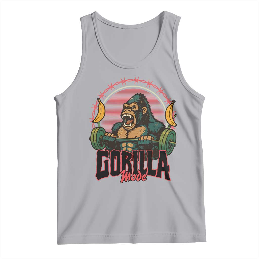 Fitness Lover Gift Tank Top Gorilla Mode TS12 Athletic Heather Print Your Wear