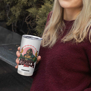 Fitness Lover Gift Tumbler Cup Gorilla Mode TS12 Print Your Wear