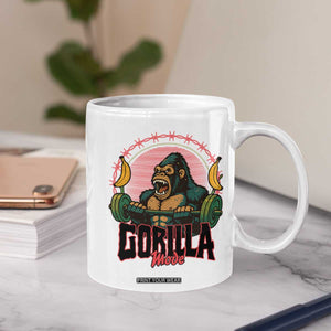 Fitness Lover Gift Coffee Mug Gorilla Mode TS12 Print Your Wear