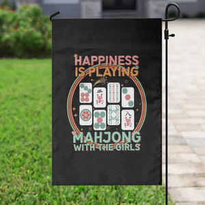 Happiness Is Playing Mahjong With The Girls Garden Flag Mahjong Time TS12 Print Your Wear