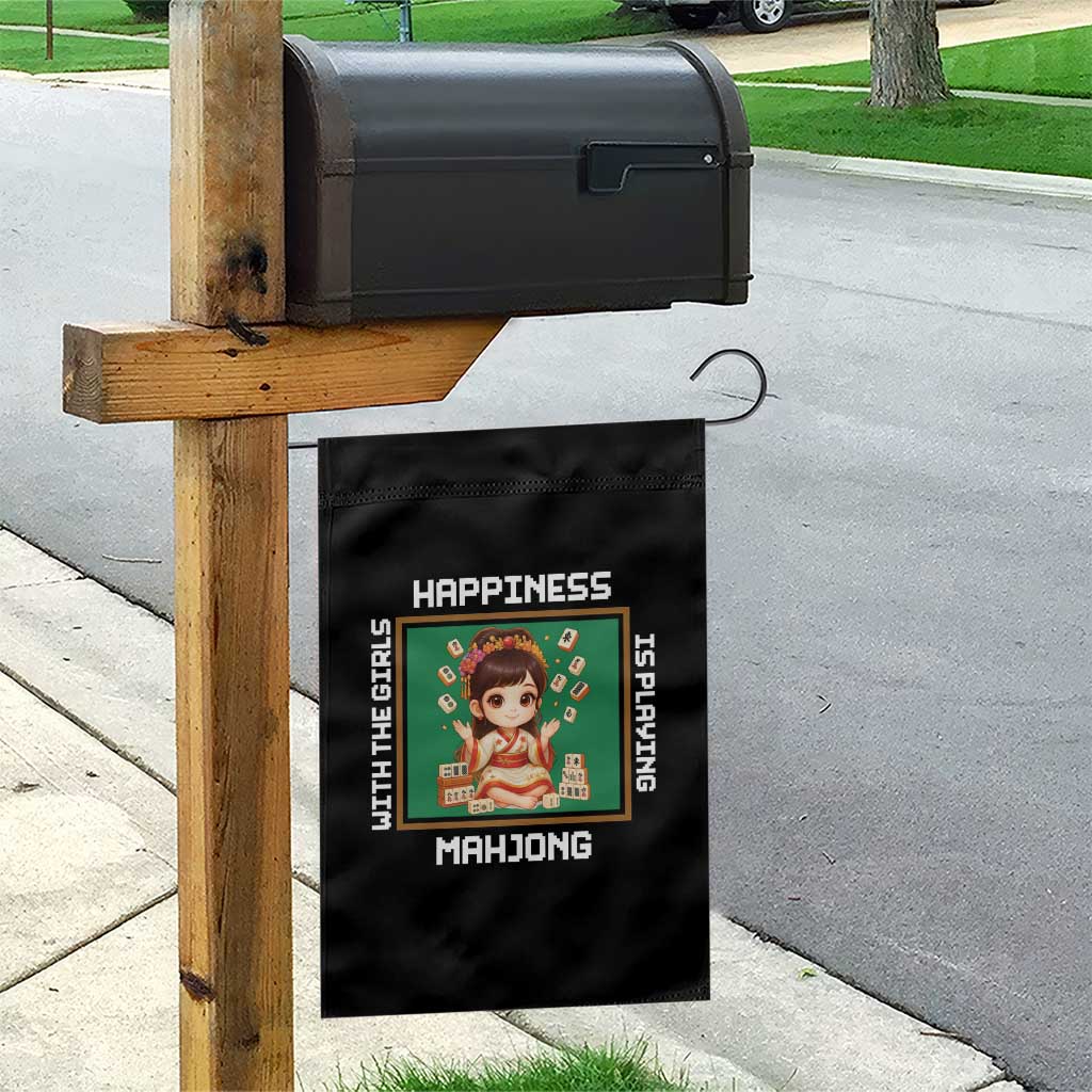 Gambling Chinese Gift Garden Flag Happiness Is Playing Mahjong With The Girls TS12 Print Your Wear