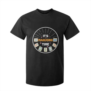 It Is Mahjong Time T Shirt For Kid Gambling Chinese Gift TS12 Black Print Your Wear