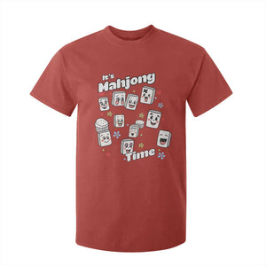 It Is Mahjong Time T Shirt For Kid Mahjong Lover Gift TS12 Red Print Your Wear