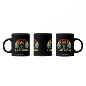 Lab Mom Coffee Mug Retro Sunset Dog Mom Gift TS12 Print Your Wear
