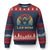 Lab Mom Ugly Christmas Sweater Retro Sunset Dog Mom Gift - Print Your Wear