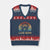 Lab Mom V-Neck Knit Sweater Vest Retro Sunset Dog Mom Gift TS12 Navy Red Print Your Wear
