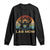 Lab Mom Long Sleeve Shirt Retro Sunset Dog Mom Gift TS12 Black Print Your Wear