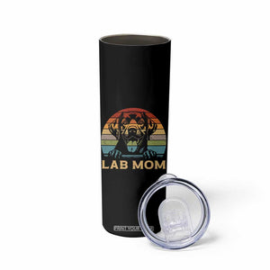 Lab Mom Skinny Tumbler Retro Sunset Dog Mom Gift TS12 Print Your Wear