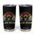 Lab Mom Tumbler Cup Retro Sunset Dog Mom Gift TS12 Black Print Your Wear