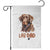 Chocolate Labrador Retriever Dad Garden Flag Dog Lover Gift TS12 White Print Your Wear