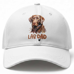 Chocolate Labrador Retriever Dad Baseball Cap Dog Lover Gift TS12 Print Your Wear