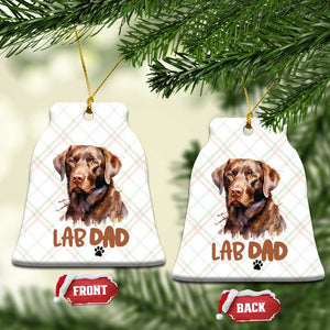 Chocolate Labrador Retriever Dad Ceramic Ornament Dog Lover Gift TS12 Print Your Wear