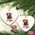 Chocolate Labrador Retriever Dad Ceramic Ornament Dog Lover Gift TS12 Print Your Wear