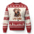 Chocolate Labrador Retriever Dad Ugly Christmas Sweater Dog Lover Gift - Print Your Wear