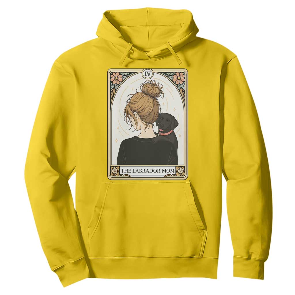 Black Labrador Mom Hoodie Funny Tarot Card Dog Lover Gift TS12 Daisy Print Your Wear