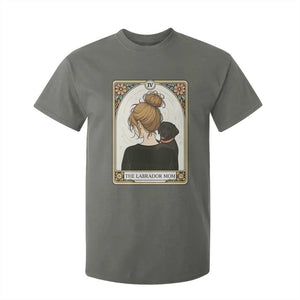 Black Labrador Mom T Shirt For Kid Funny Tarot Card Dog Lover Gift TS12 Military Green Print Your Wear