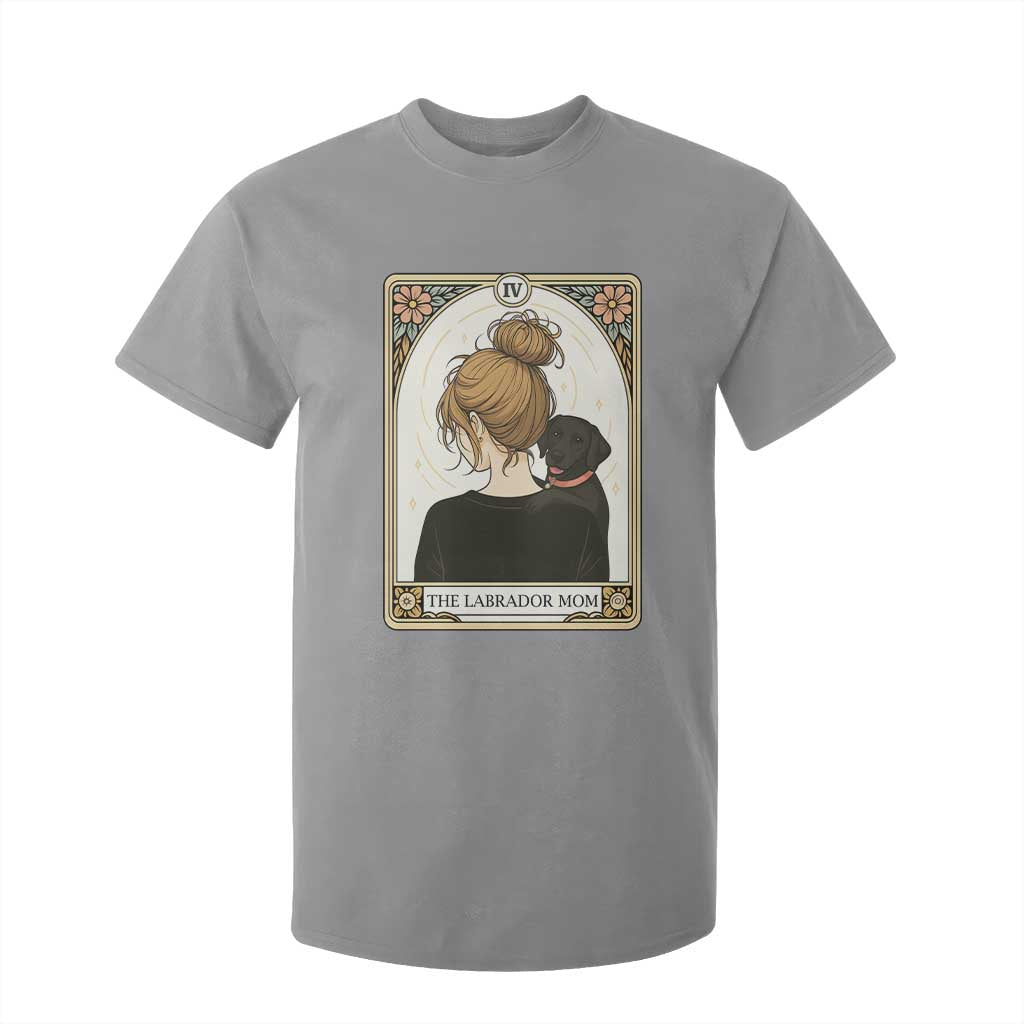 Black Labrador Mom T Shirt For Kid Funny Tarot Card Dog Lover Gift TS12 Sport Gray Print Your Wear