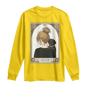 Black Labrador Mom Long Sleeve Shirt Funny Tarot Card Dog Lover Gift TS12 Daisy Print Your Wear