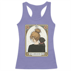 Black Labrador Mom Racerback Tank Top Funny Tarot Card Dog Lover Gift TS12 Violet Print Your Wear