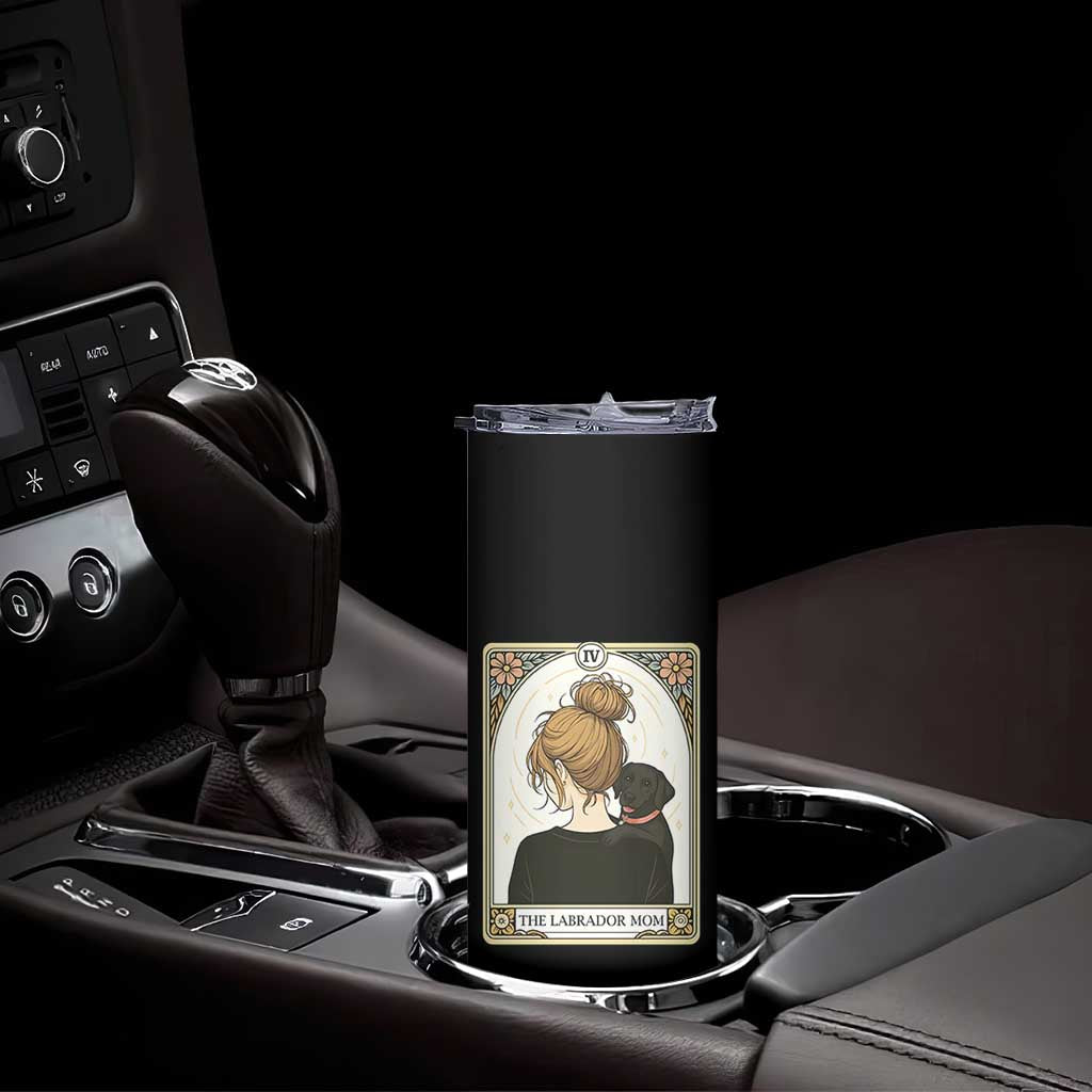 Black Labrador Mom Skinny Tumbler Funny Tarot Card Dog Lover Gift TS12 Print Your Wear