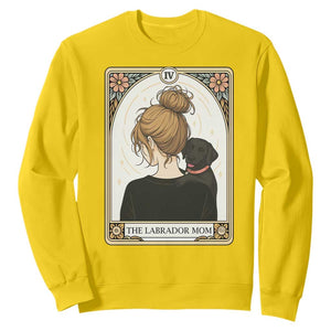 Black Labrador Mom Sweatshirt Funny Tarot Card Dog Lover Gift TS12 Daisy Print Your Wear