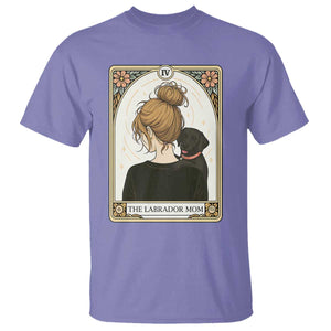 Black Labrador Mom T Shirt Funny Tarot Card Dog Lover Gift TS12 Violet Print Your Wear