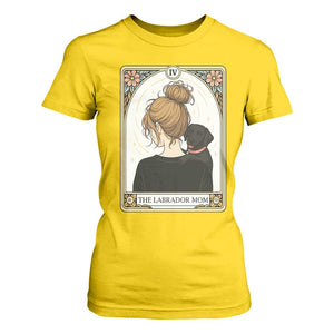 Black Labrador Mom T Shirt For Women Funny Tarot Card Dog Lover Gift TS12 Daisy Print Your Wear