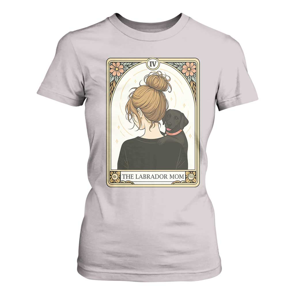 Black Labrador Mom T Shirt For Women Funny Tarot Card Dog Lover Gift TS12 Ice Gray Print Your Wear