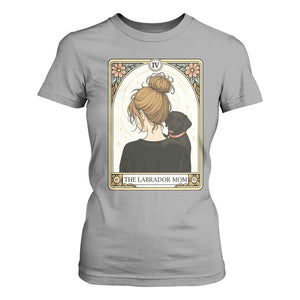 Black Labrador Mom T Shirt For Women Funny Tarot Card Dog Lover Gift TS12 Sport Gray Print Your Wear