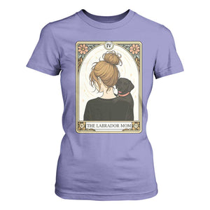 Black Labrador Mom T Shirt For Women Funny Tarot Card Dog Lover Gift TS12 Violet Print Your Wear