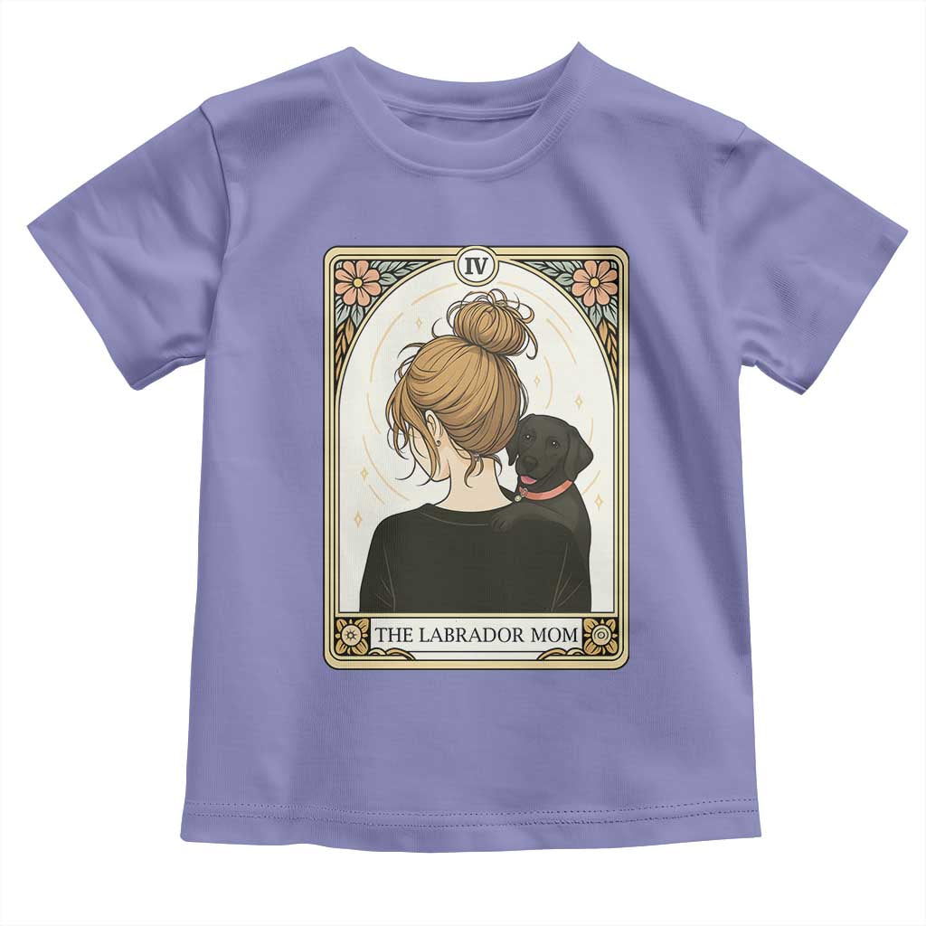 Black Labrador Mom Toddler T Shirt Funny Tarot Card Dog Lover Gift TS12 Violet Print Your Wear