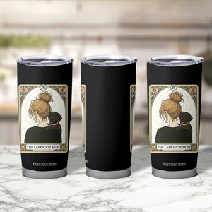 Black Labrador Mom Tumbler Cup Funny Tarot Card Dog Lover Gift TS12 Print Your Wear