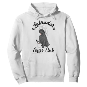 Labrador Coffee Club Hoodie Funny Dog Lover Gift TS12 White Print Your Wear