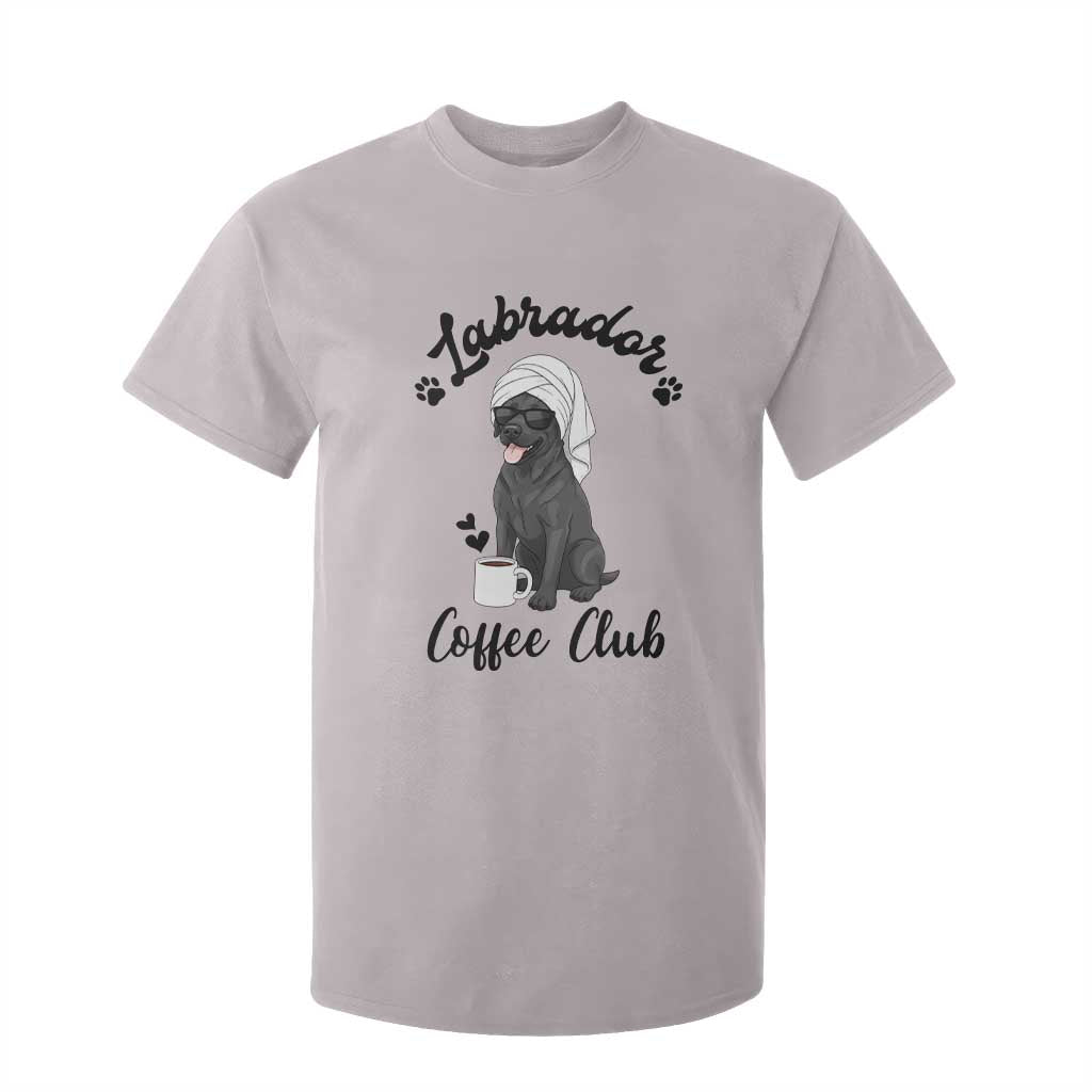 Labrador Coffee Club T Shirt For Kid Funny Dog Lover Gift TS12 Ice Gray Print Your Wear