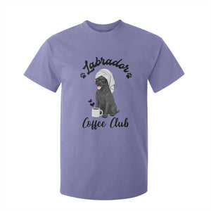 Labrador Coffee Club T Shirt For Kid Funny Dog Lover Gift TS12 Violet Print Your Wear