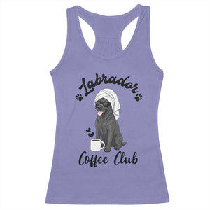 Labrador Coffee Club Racerback Tank Top Funny Dog Lover Gift TS12 Violet Print Your Wear
