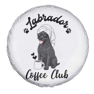 Labrador Coffee Club Spare Tire Cover Funny Dog Lover Gift TS12 Print Your Wear