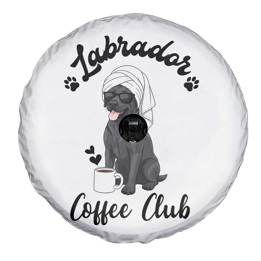 Labrador Coffee Club Spare Tire Cover Funny Dog Lover Gift TS12 Print Your Wear