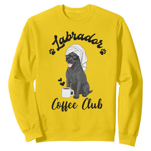 Labrador Coffee Club Sweatshirt Funny Dog Lover Gift TS12 Daisy Print Your Wear