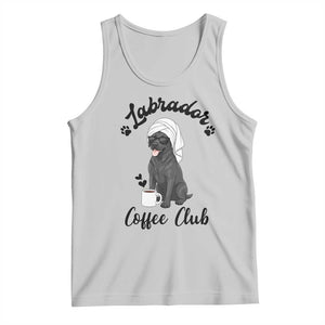Labrador Coffee Club Tank Top Funny Dog Lover Gift TS12 Ash Print Your Wear