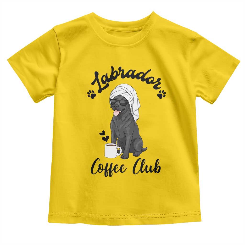 Labrador Coffee Club Toddler T Shirt Funny Dog Lover Gift TS12 Daisy Print Your Wear