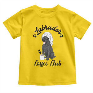 Labrador Coffee Club Toddler T Shirt Funny Dog Lover Gift TS12 Daisy Print Your Wear