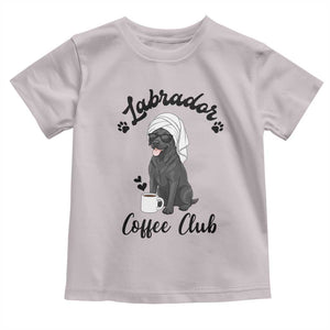 Labrador Coffee Club Toddler T Shirt Funny Dog Lover Gift TS12 Ice Gray Print Your Wear