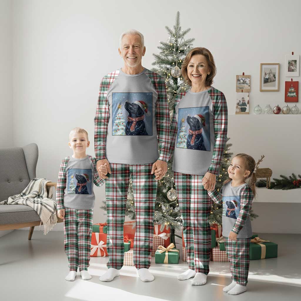 Cute Black Lab Xmas Plaid Pajama Set Holiday Dog Lover Gift Idea TS12 Christmas Plaid Print Your Wear