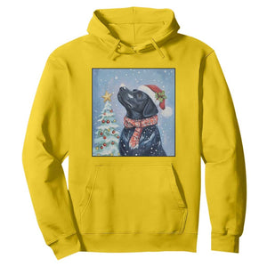 Cute Black Lab Christmas Hoodie Holiday Dog Lover Gift Idea TS12 Daisy Print Your Wear