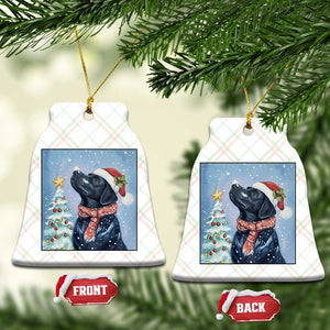 Cute Black Lab Xmas Ceramic Ornament Holiday Dog Lover Gift Idea TS12 Print Your Wear