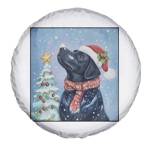 Cute Black Lab Christmas Spare Tire Cover Holiday Dog Lover Gift Idea TS12 Print Your Wear