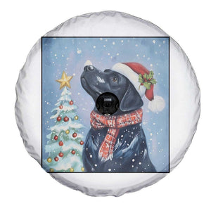 Cute Black Lab Christmas Spare Tire Cover Holiday Dog Lover Gift Idea TS12 Print Your Wear