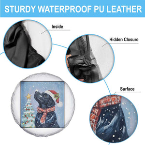 Cute Black Lab Christmas Spare Tire Cover Holiday Dog Lover Gift Idea TS12 Print Your Wear