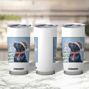 Cute Black Lab Christmas Tumbler Cup Holiday Dog Lover Gift Idea TS12 Print Your Wear